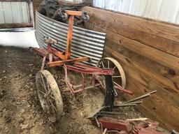 Antique potato digger