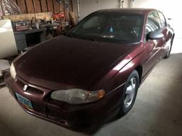 2002 Chevy 2 door Monte Carlo