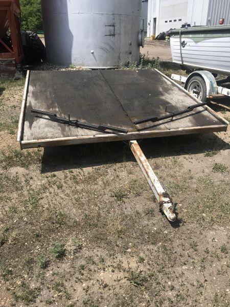 Balko double snowmobile trailer