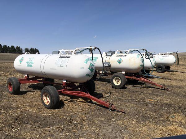 1000 gal. NH3 tank