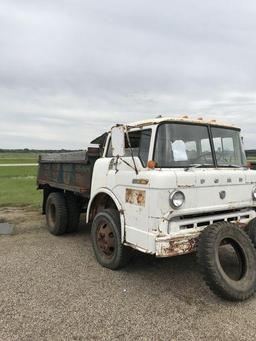 1968 5 yd. Ford dump truck w/ gravel box