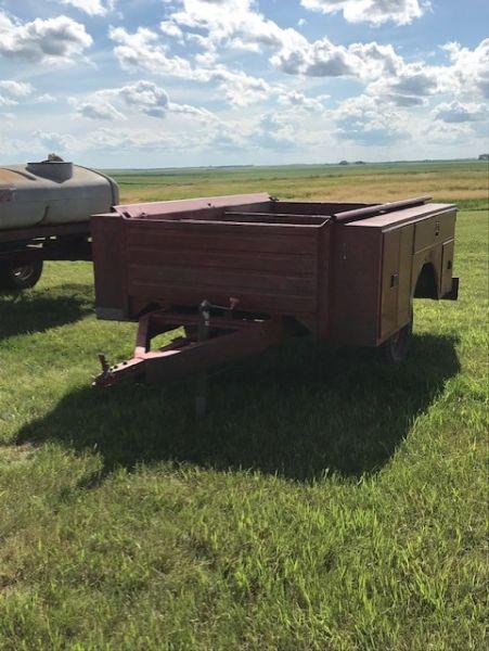 Pickup box trailer w/ service body