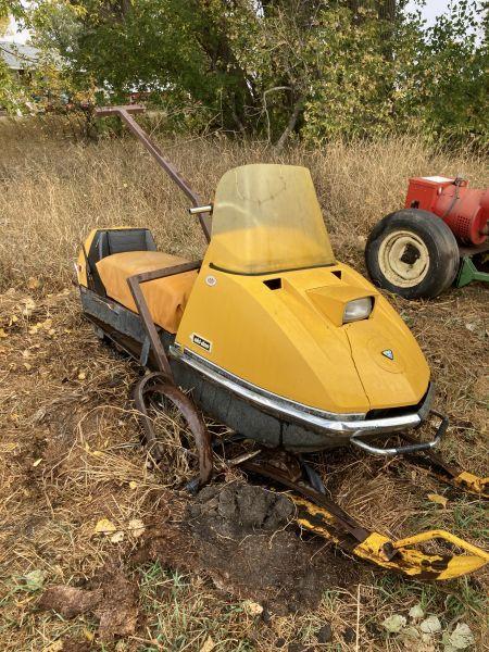 Vintage SkiDoo snowmobile