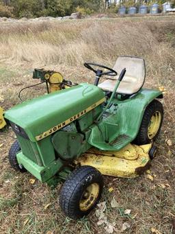 JD 112 riding lawn mower