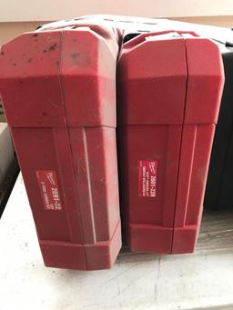 Lot of Milwaukee boxes