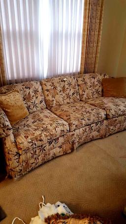Flowered pattern sofa