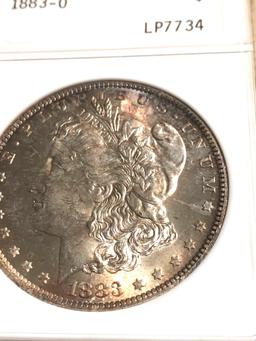 1880 -0 Morgan silver dollar