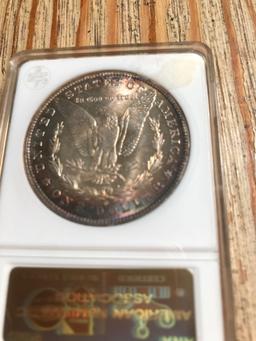 1880 -0 Morgan silver dollar