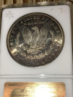 1885?0 Morgan silver dollar