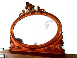 45 in by 55 in ornate framed mirror