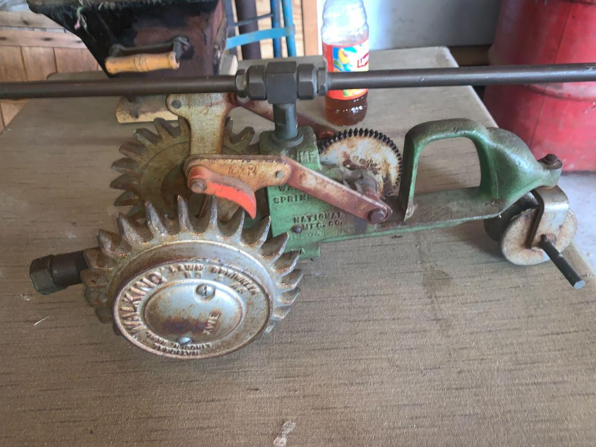 Vintage original walking sprinkler