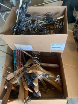 Large lot of hangers