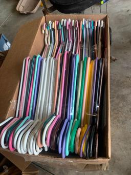 Large lot of hangers