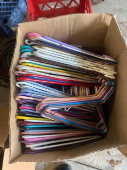 Large lot of hangers