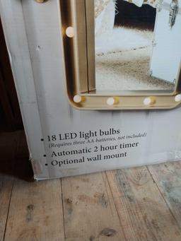 LED over the door mirror