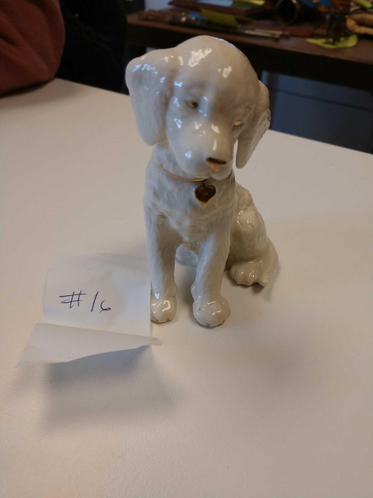 Lenox 4in figure of dog