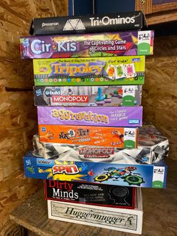Lot of 10 board games