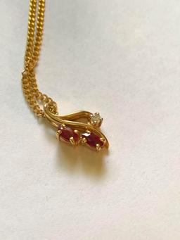 14 k chain Ladies necklace