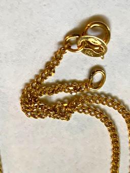 14 k chain Ladies necklace