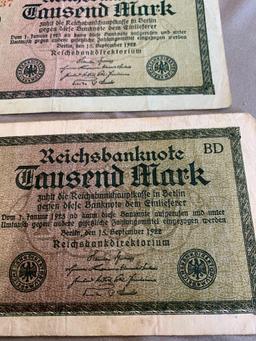 German currency 1922