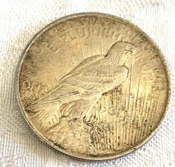 Peace silver dollar 1923