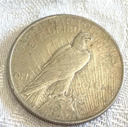 Peace silver dollar 1922