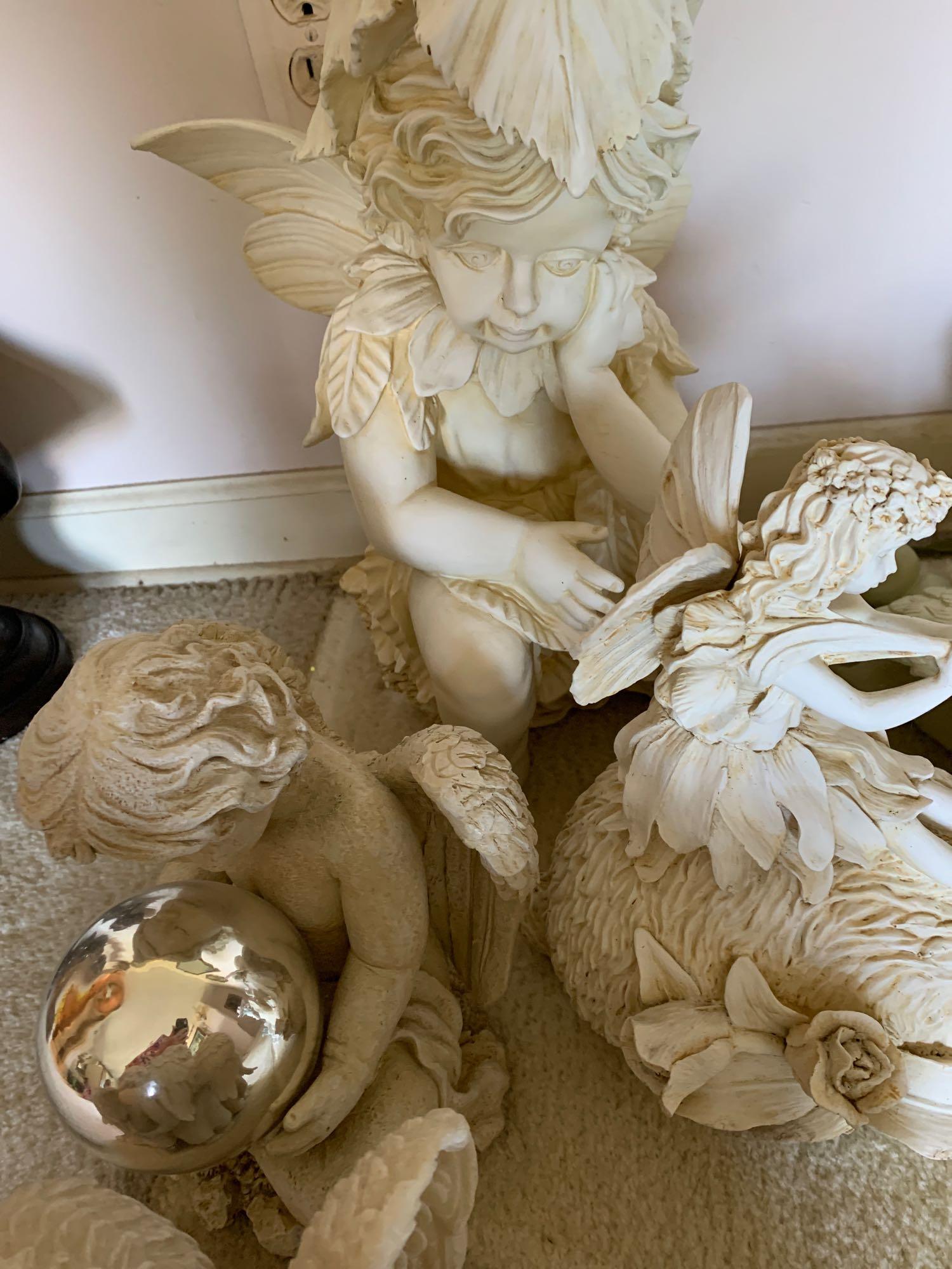 9 Decorative cherubs and fairies