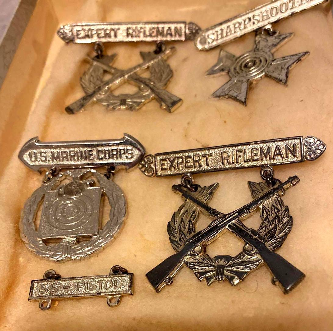 Sterling US Marines rifleman metals