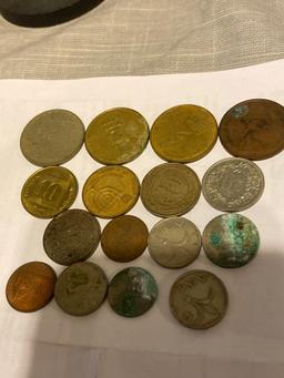 Lot of 16 foreign coins