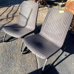 Two patio chairs