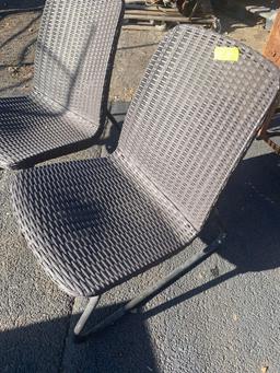 Two patio chairs