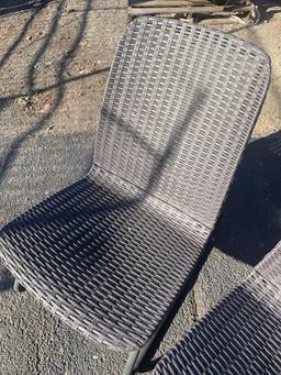 Two patio chairs