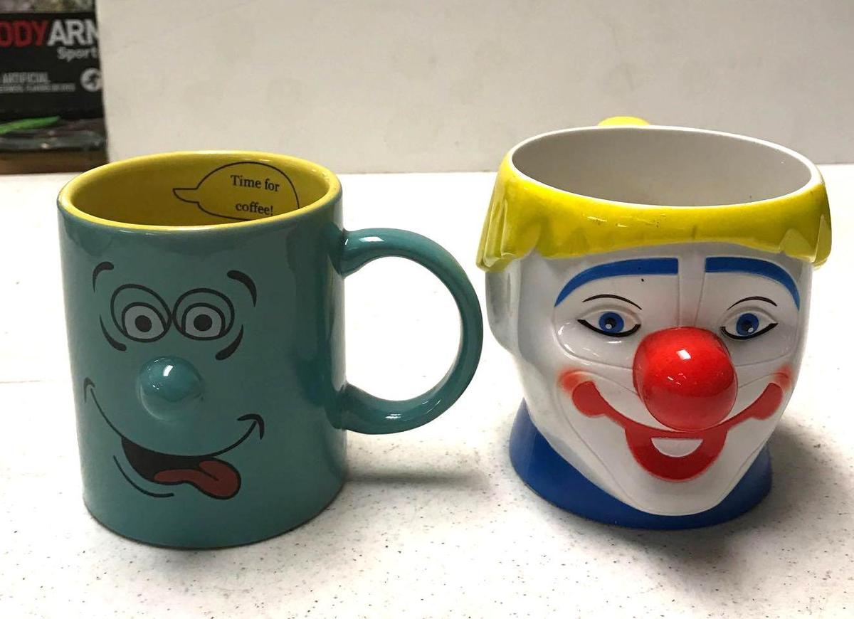 B-1----- 2- collectible character coffee cups