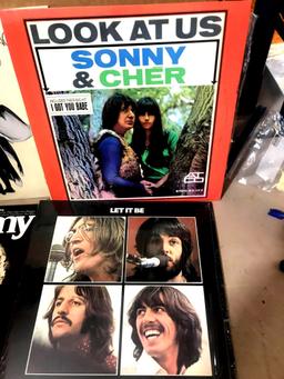 6- Vintage Albums Beatles- Tommy- Sonny & Cher -Bruce Springsteen