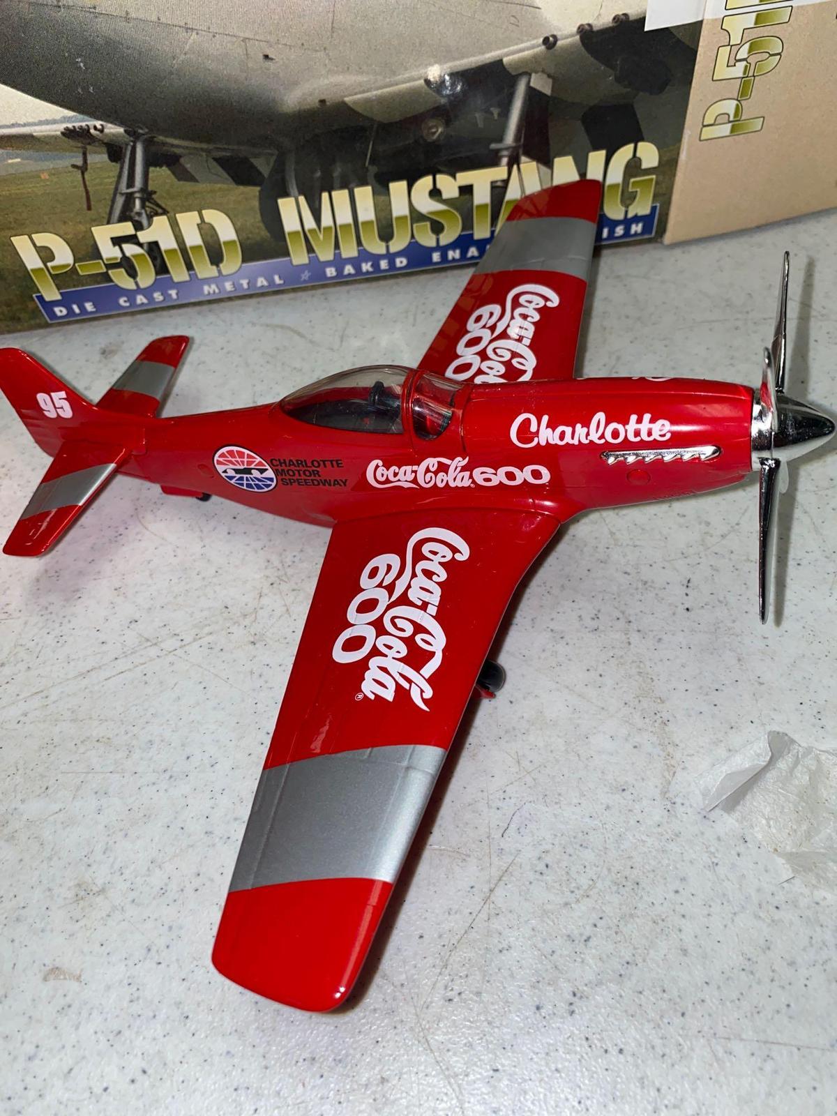 Diecast T 51D mustang charlotte Coca-Cola 600 promo