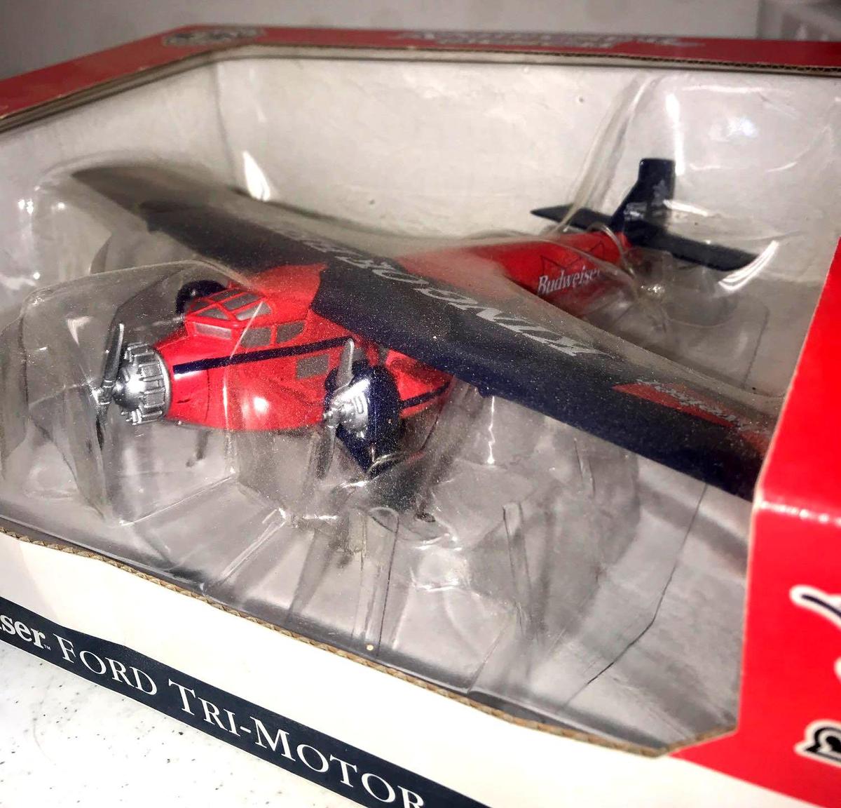 Liberty Budweiser Ford Tri-Motor vintage airplane bank