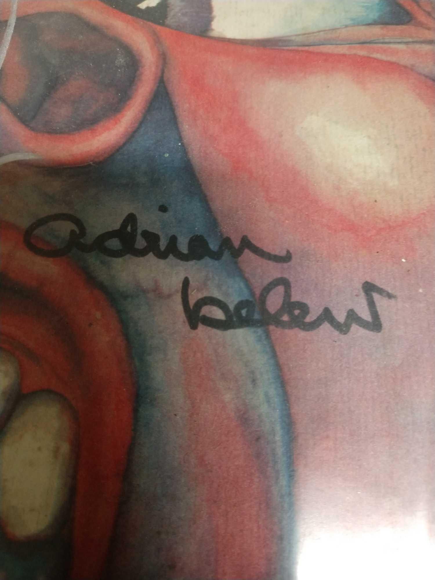 King Crimson album signed by Greg Lake and Robert Frippand Defjamback clear vinyl album limited