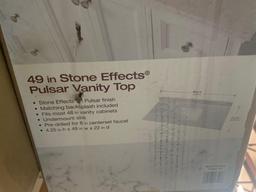 Home decorators collection 49 inch stone affects Pulsar vanity top