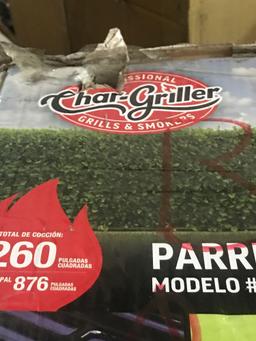 Char-griller grills and smoker model 5650