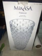 Mikasa crystal vase