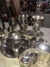 11-Silverplated pieces