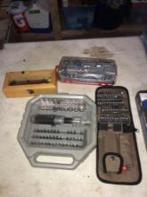 4- cases with contents Socket sets