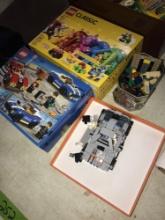 2- Boxes Legos/2- open parts of legos