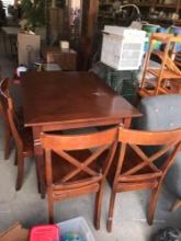 wooden Dining table 4 chairs