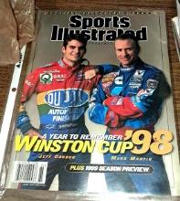 Nascar,stock car,die cast,sports illustrated magazines