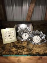 2- Mikasa clocks & Timex clock