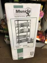 Muscle rack heavy duty steel shelving, new