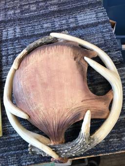 9 1/2 in Moose horns style plate ceramic