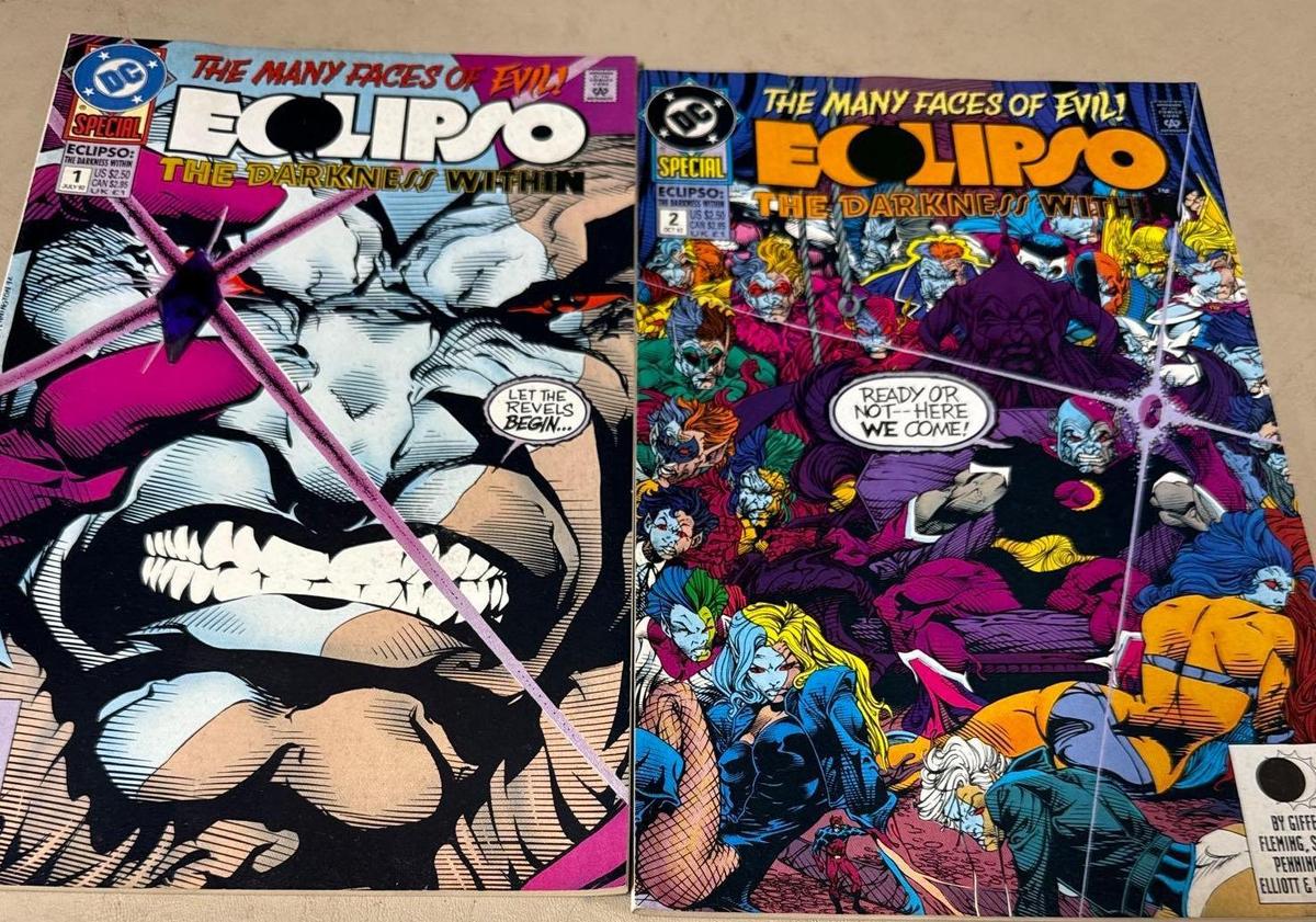 two eclipso comics special number one and two