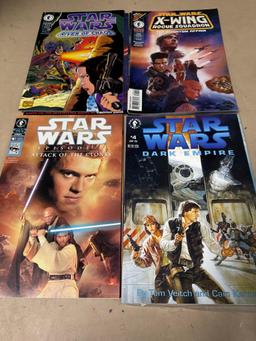 nine Star Wars comics.